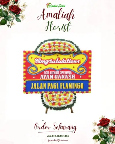 Bunga Papan Congratulation di Tallo